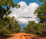 Monsoon clouds over Gunlom Road - Kakadu National Park, Northern Territory, Australia