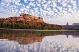 Turks Head mesa and the Green River - Canyonlands National Park, Utah