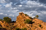 Rock formation on Upheaval Dome Trail - Canyonlands National Park, Utah