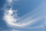 Cirrus virga tail - Dickinson, North Dakota