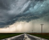 Dying supercell - Johnson City, Kansas