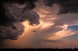 Chaotic copper-colored sky - Alva, Oklahoma