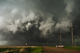 Ragged wall cloud - near Collyer, Kansas