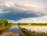 Flooded road - Erie, Kansas