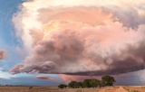 Low-precipitation supercell - Littlefield, Texas