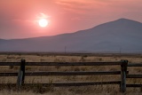 Smoky sunset - Red Rock Lakes National Wildlife Refuge, Montana