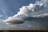 Tilted mesocyclone - Montezuma, Kansas