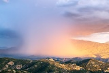 Rain shaft - Saguaro National Park, Arizona