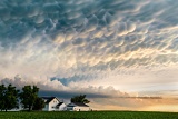 Mammatus over farm house - Hastings, Nebraska