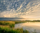 Mammatus over Pond - Hastings, Nebraska