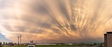 Mammatus and anticrepuscular rays - Butler, Missouri