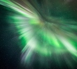 Aurora corona - Brooks Range, Alaska