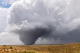 Tornado and low-topped supercell - Spalding, Nebraska