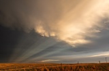 Anticrepuscular rays - Selden, Kansas