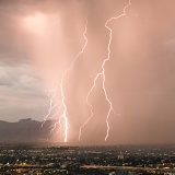 Monsoon lightning - Tucson, Arizona