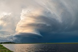 Mesocyclone over pothole lake - Tulia, Texas