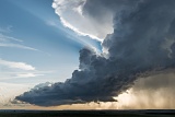 Dying supercell storm - Strasburg, North Dakota