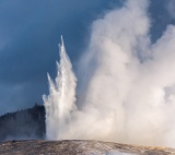 Giantess Geyser erupting - Yellowstone National Park, Wyoming