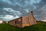 Barn and squall line - Biggsville, Illinois