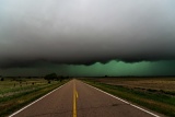 Approaching squall line - near Clarks, Nebraska