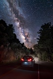 Milky Way over Car - Chiricahua National Monument, Arizona