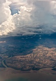 Monsoonal storm clouds over Gulf of Carpentaria coast - Northern Territory, Australia